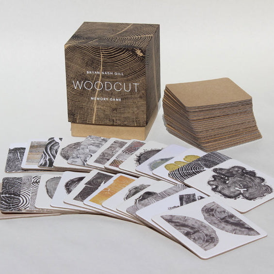 Bryan Nash Gill Woodcut Memory Match Game