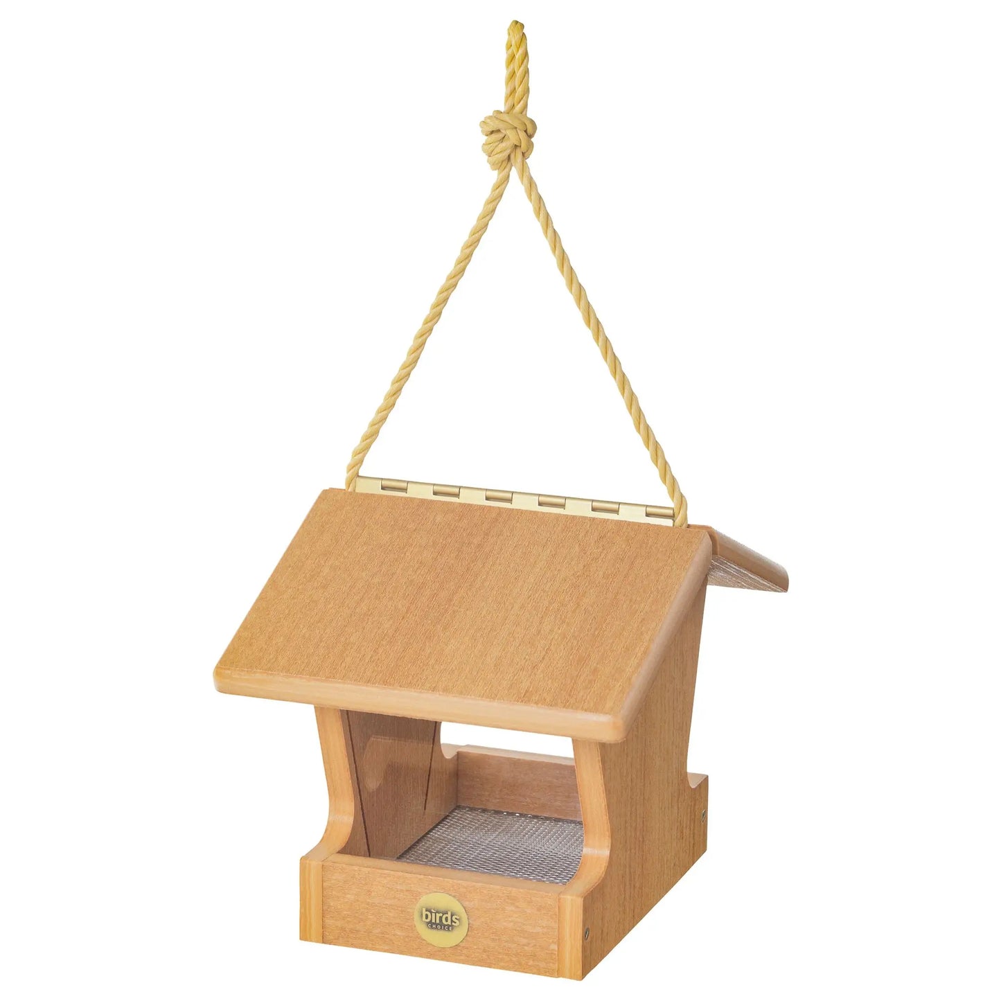 Bird Feeder - Modern Farmhouse Fly-Thru Hopper Feeder- Small