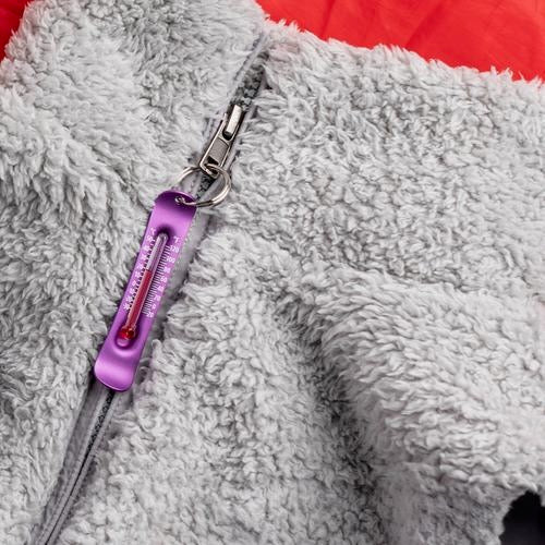 Brrr-Ometer Zipper Thermometer Keychain