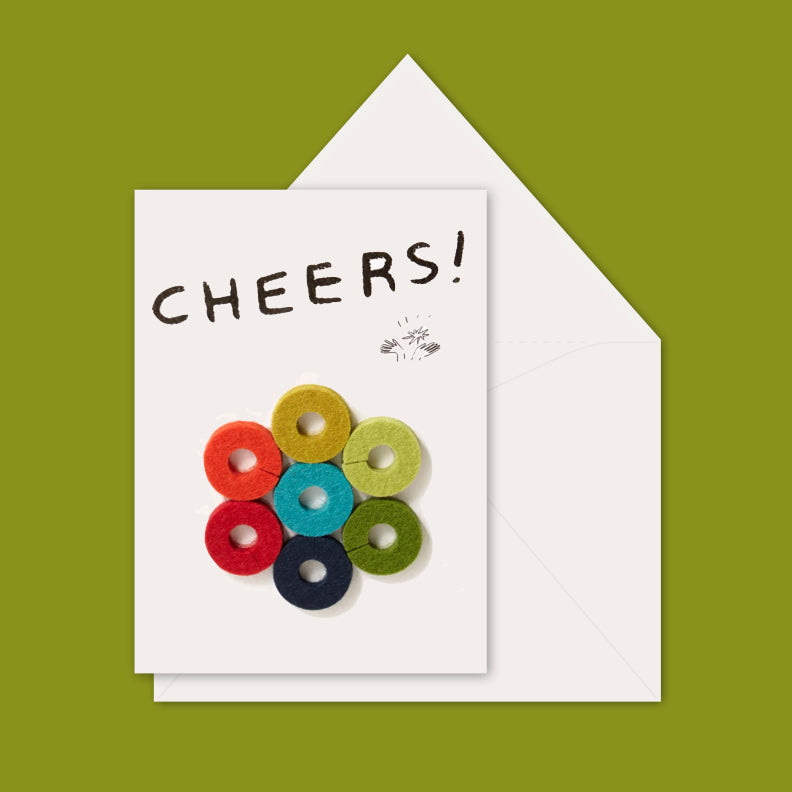 Felted Merino Wool Wine-Otes Wine Glass Charms