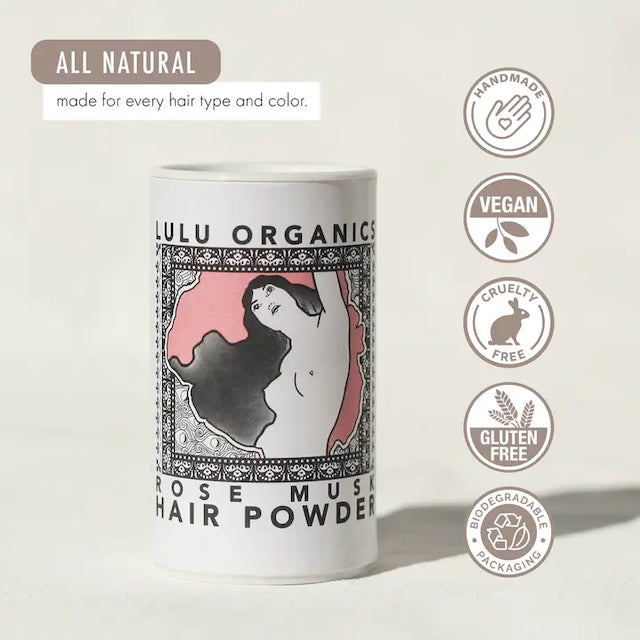 LULU Organics Shampoo Hair Powder - 1oz Travel Size
