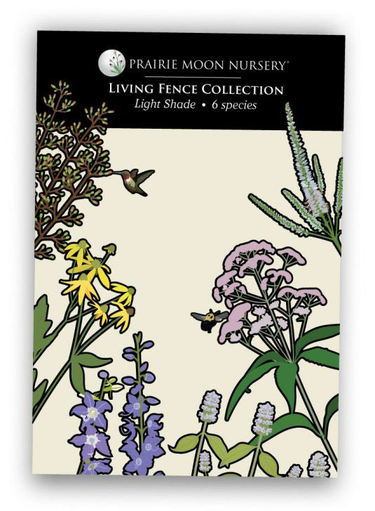 Native Seed Collection - Living Fence Light Shade Packet - Prairie Moon Nursery (L2L)