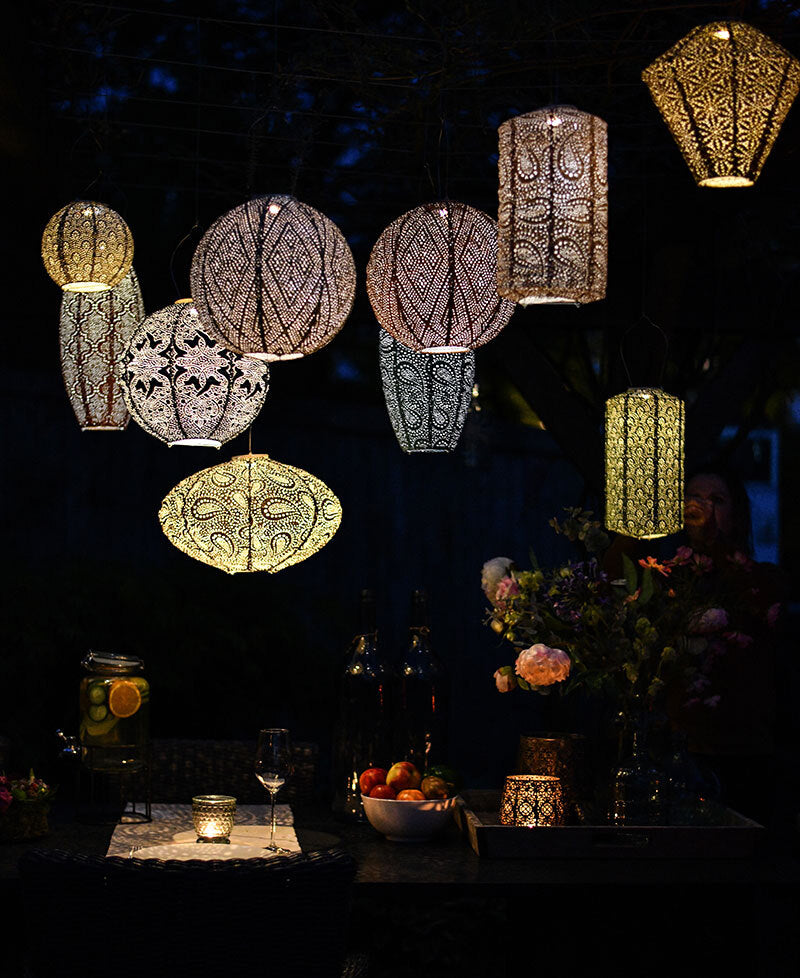 Indoor/Outdoor LED Lantern - Cylinder Shape