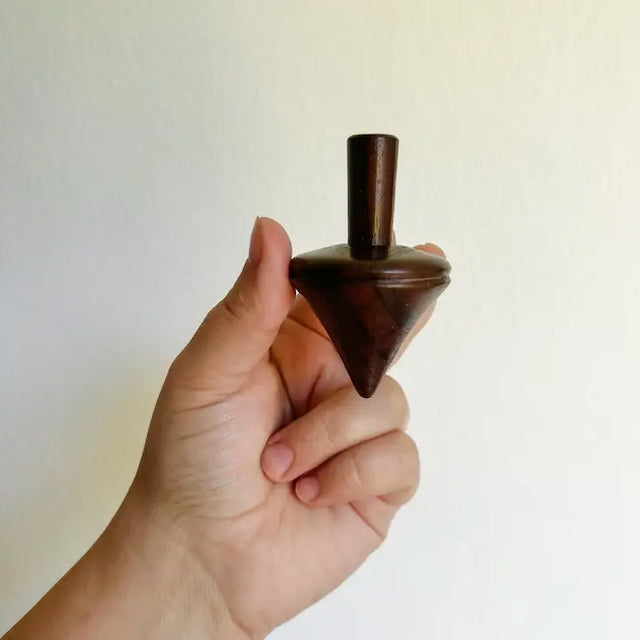 Make It Slow Hand-turned Wooden Tops - Assorted