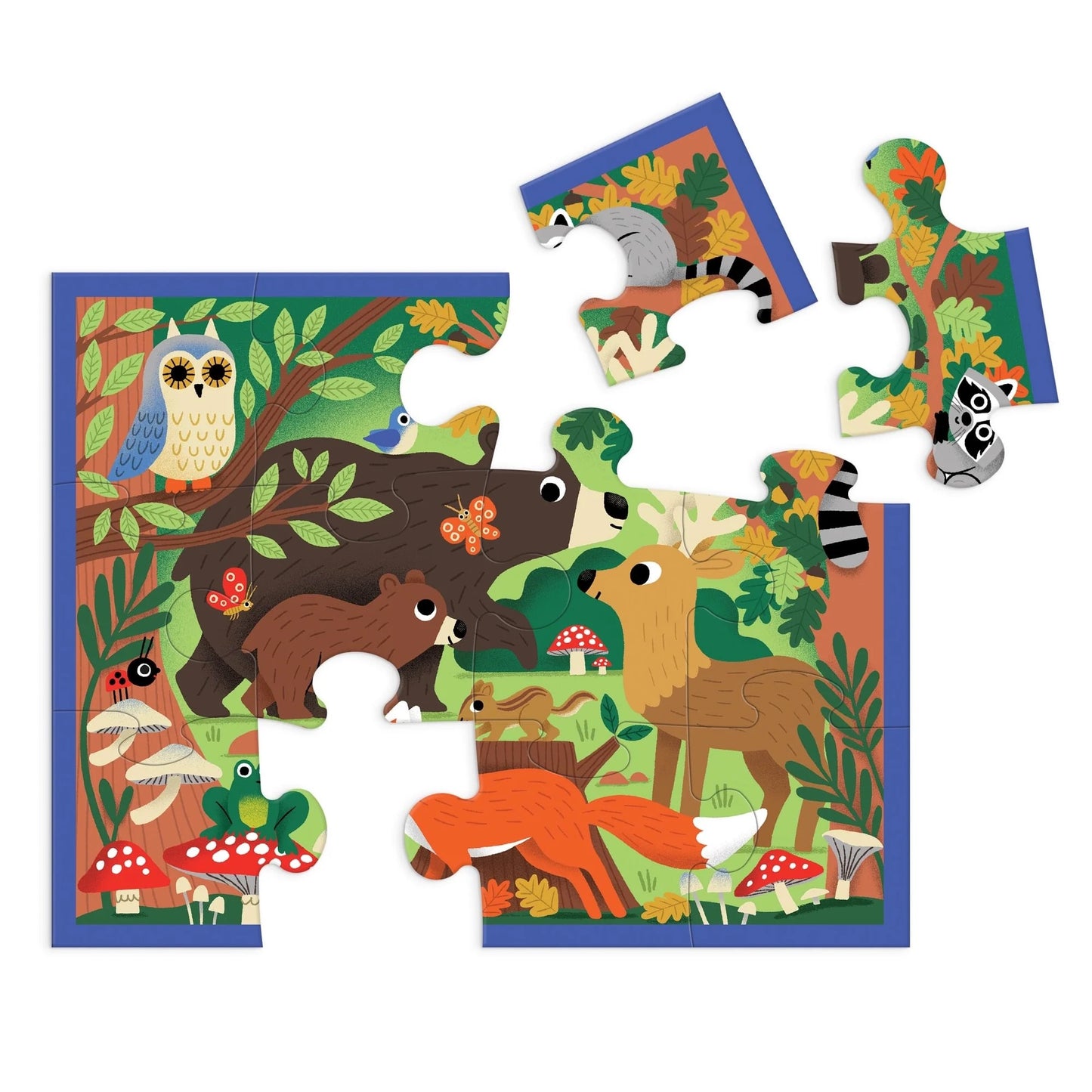 Woodland Pouch Puzzle - 12 Piece