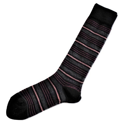 Alpaca Socks - Kelly Striped Pattern