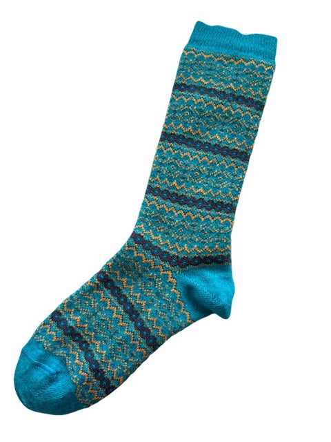 Alpaca Socks - Alhambra Geometric Pattern