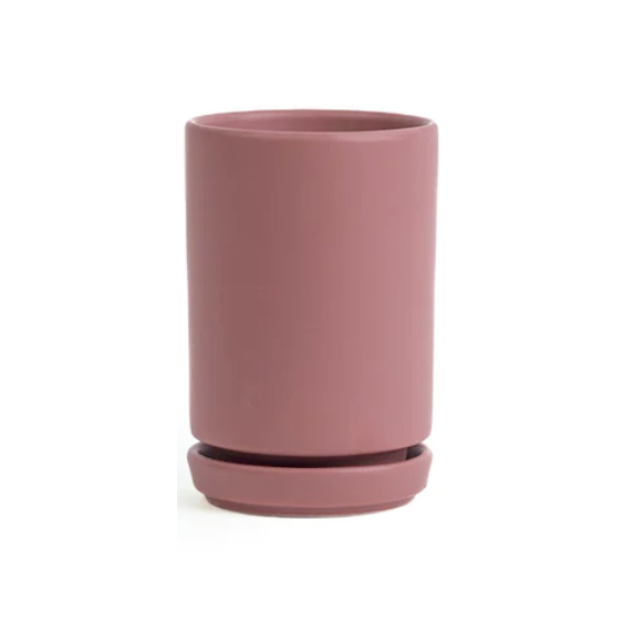 Tall Cylinder Pot - 3.25in Diam x 5.25in Tall
