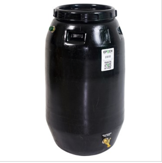 Epoch Rain Barrel Black Plastic 55gal