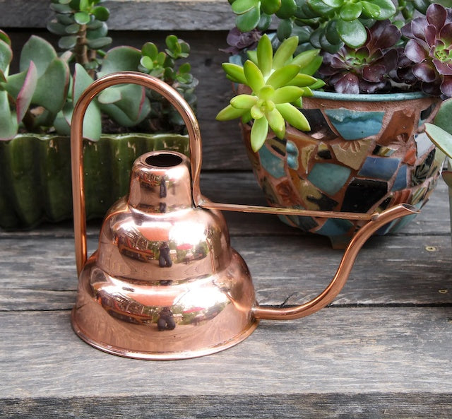Three Tiered Copper Deco Watering Can