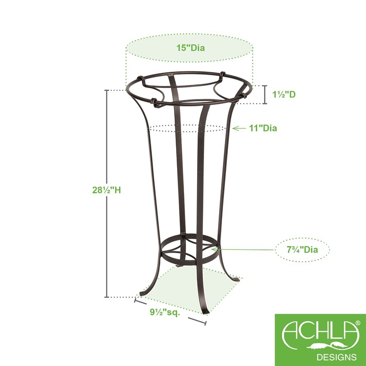 Plant Stand - Tulip 2-Level w Insert