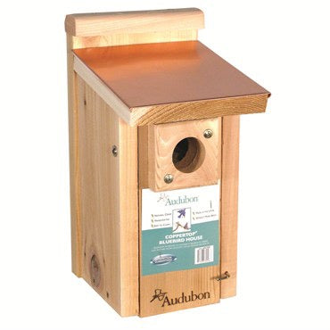 Birdhouse - Bluebird - Copper Top & Cedar