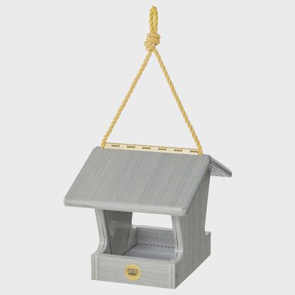 Bird Feeder - Modern Farmhouse Fly-Thru Hopper Feeder- Small