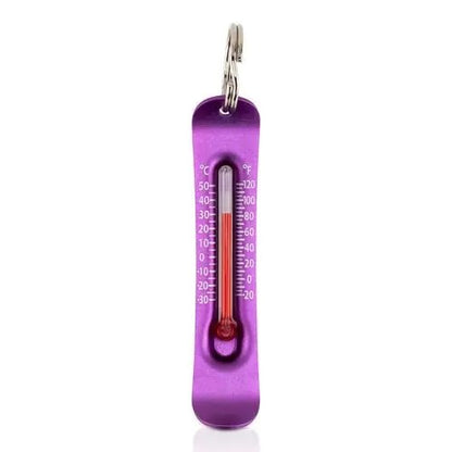 Brrr-Ometer Zipper Thermometer Keychain