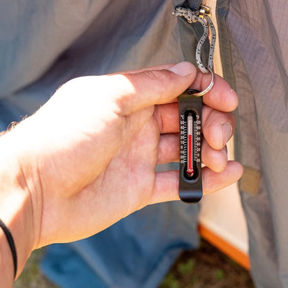 Brrr-Ometer Zipper Thermometer Keychain