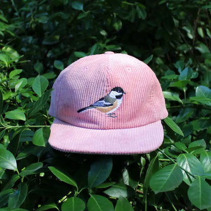 Corduroy Hats with (absolutely Bird-iful) Embroidery
