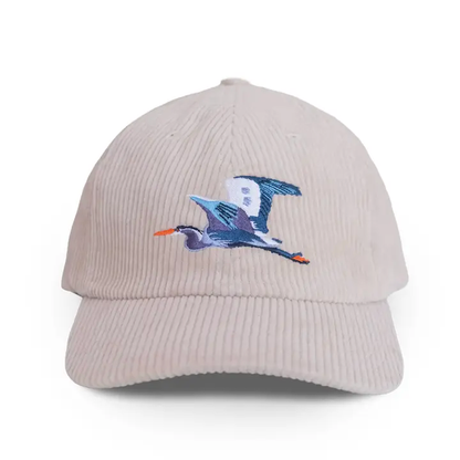 Corduroy Hats with (absolutely Bird-iful) Embroidery
