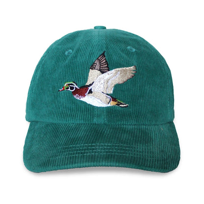 Corduroy Hats with (absolutely Bird-iful) Embroidery