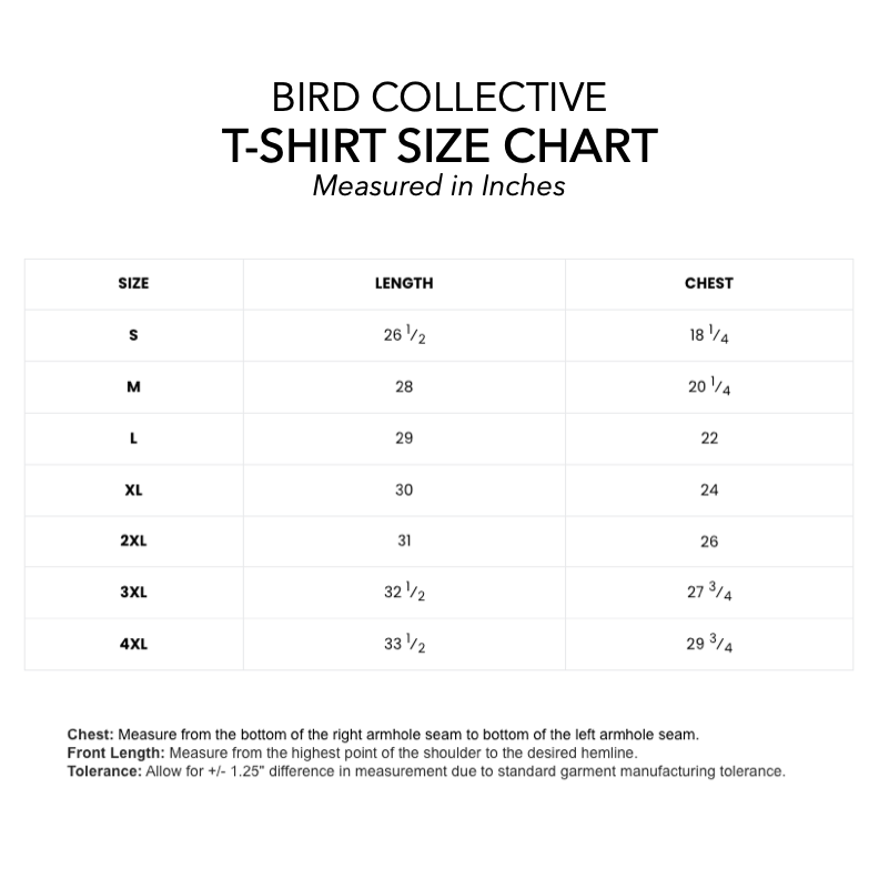 Bird Collective T-Shirt - Migration is an Earth Right