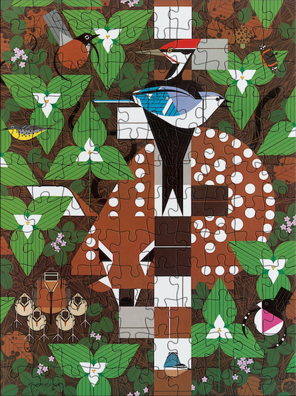 Charley Harper - Two-Sided Puzzle - 120 Pieces