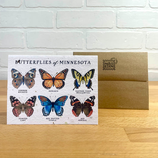 Notes of Eden Plantable Greeting Cards - Butterflies