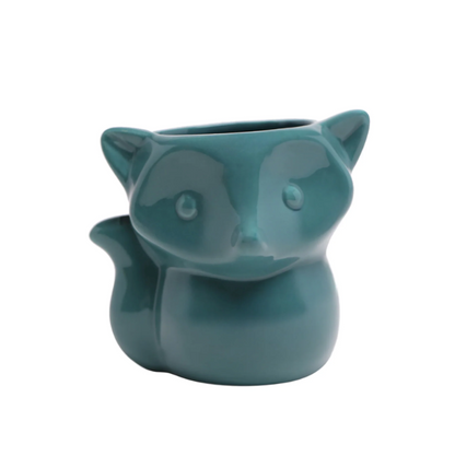 Fox Cachepot - Asst Colors - 3in