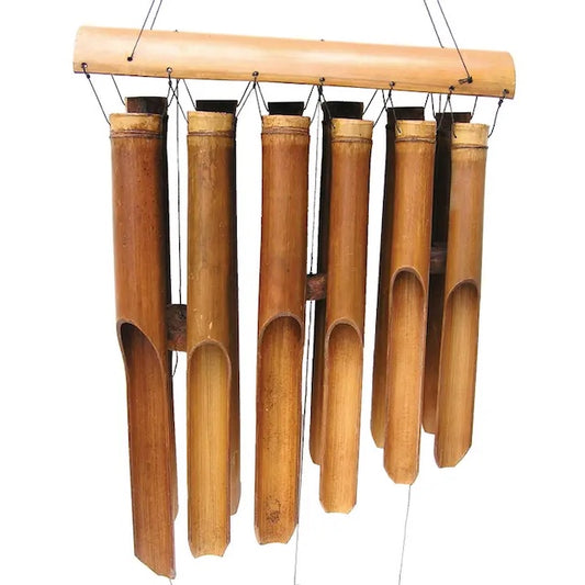 Bamboo Wind Chimes - Double Antique