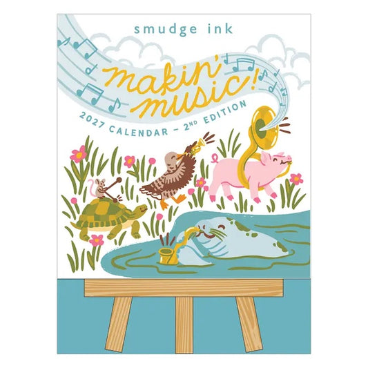Smudge Ink - 2027 Desk Calendar - Makin' Music