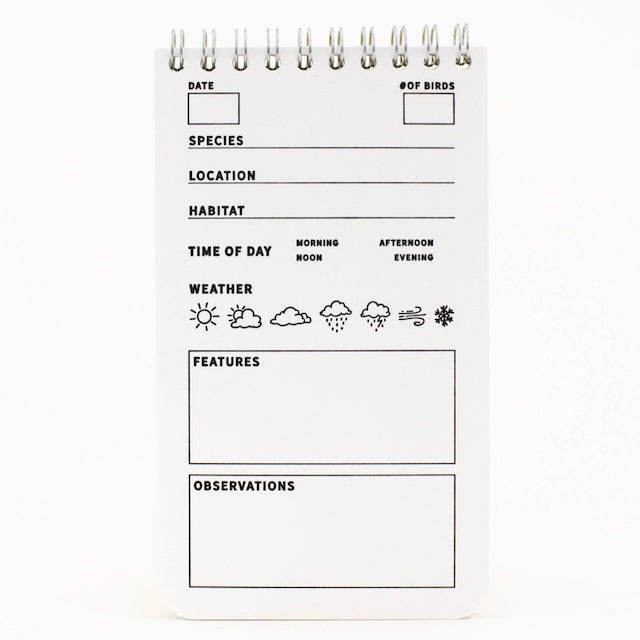 Smudge Ink - Pocket Log for Birders
