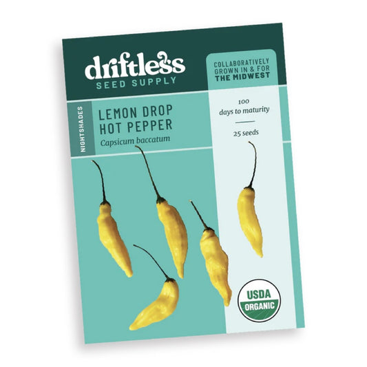 Pepper, Hot 'Lemon Drop' Driftless Seed Supply - Organic