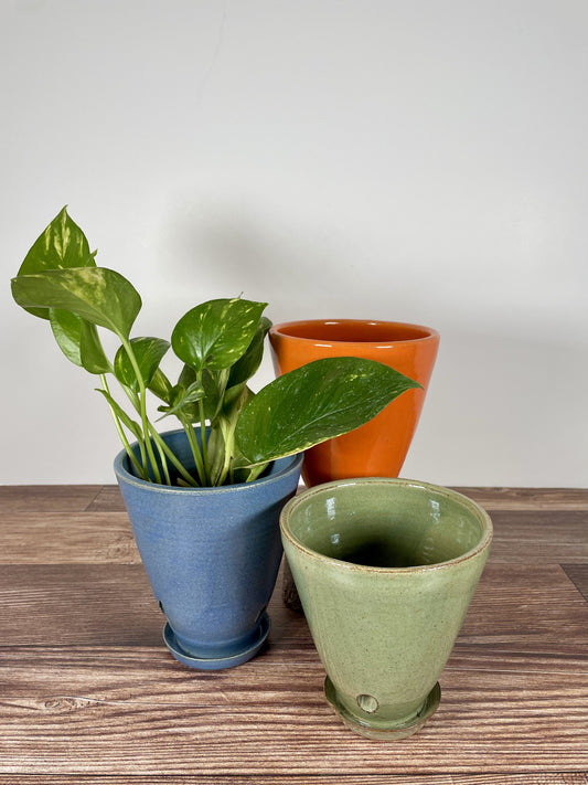 Emma Le Konrad - Solid Glaze Pots Asst - 4in (Local)