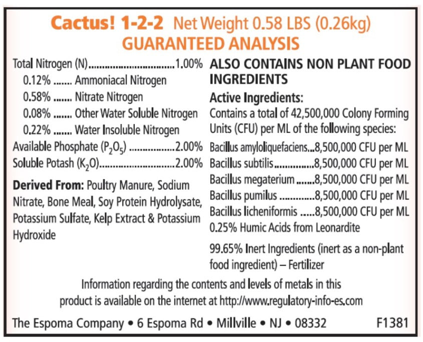 Espoma Liquid Concentrate Fertilizers