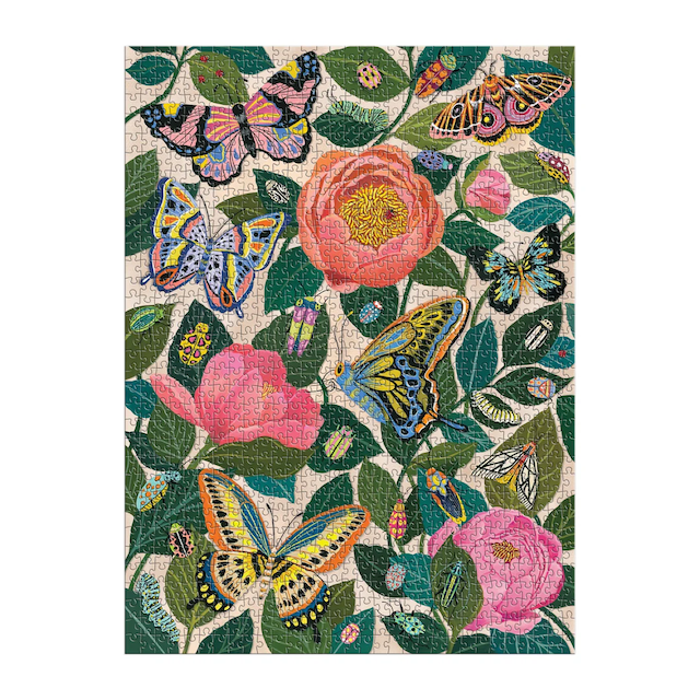 Between the Blooms Foil Puzzle - 1,000 Piece