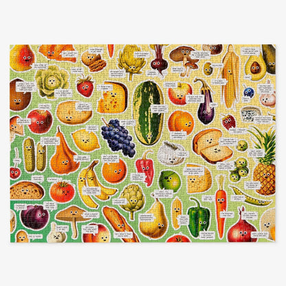 Googly Food Puzzle - 1000 Piece