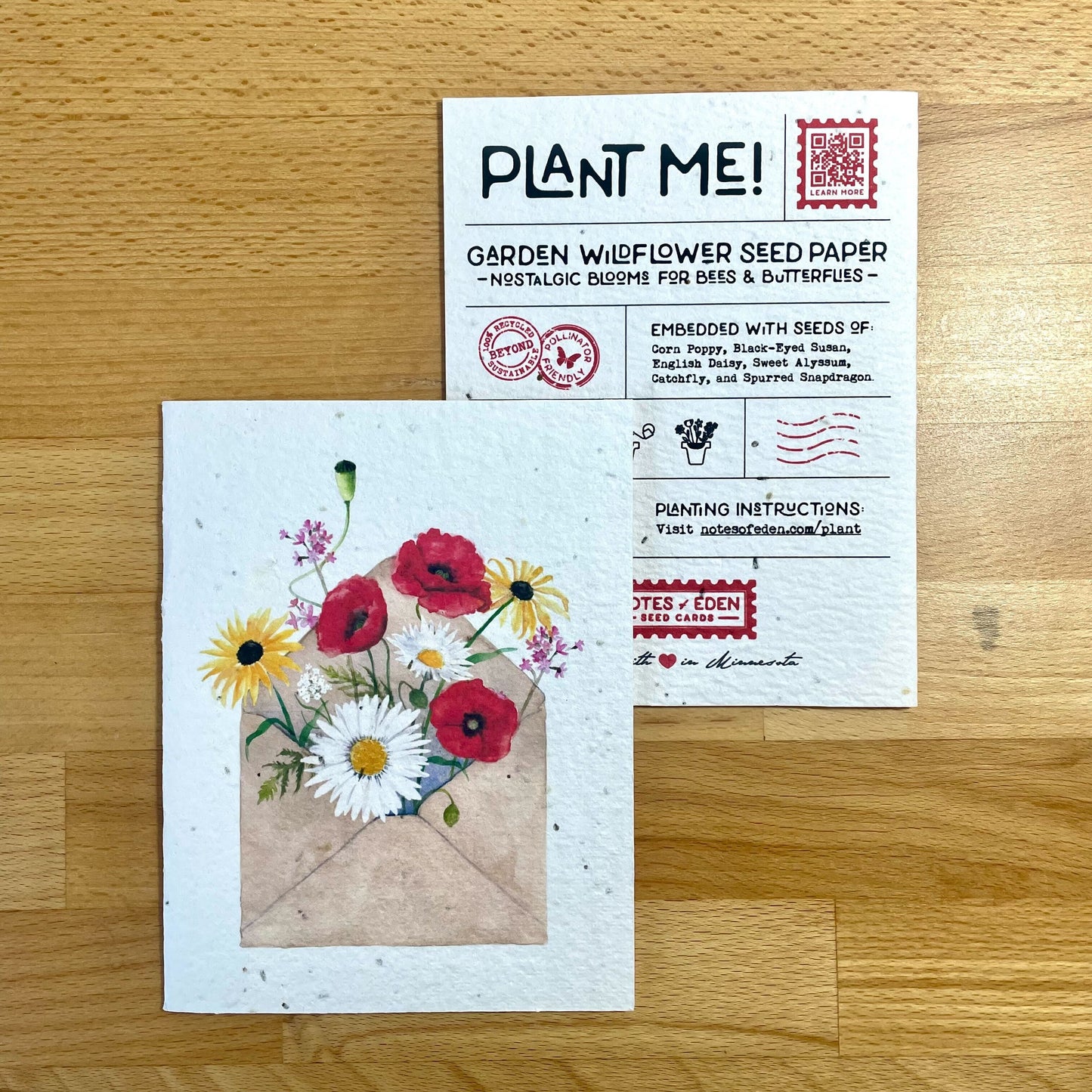 Notes of Eden Plantable Greeting Cards - Botanicals & Fungi