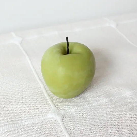 Happy Organics Beeswax Candles - Apples