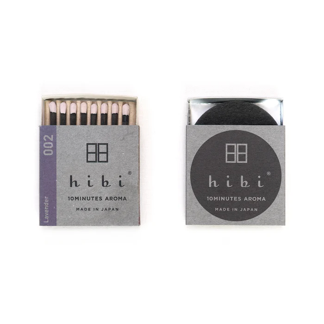 Hibi Incense Matches - 8-pack