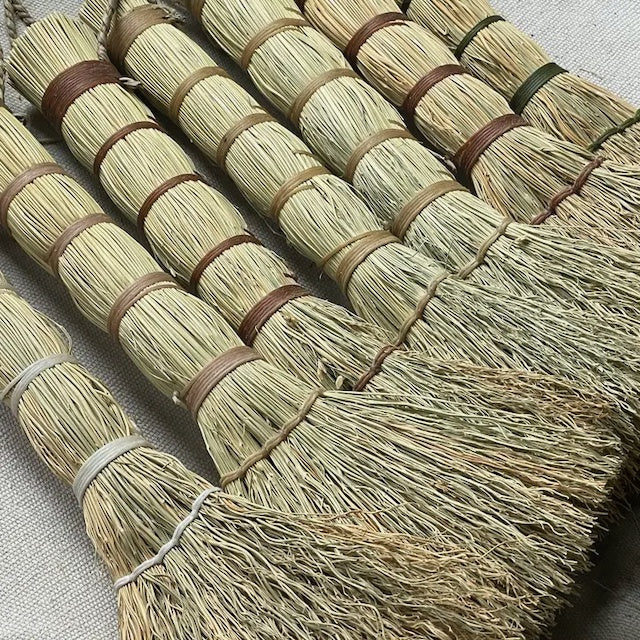 Handmade Cotton & Broomcorn Garden Brush
