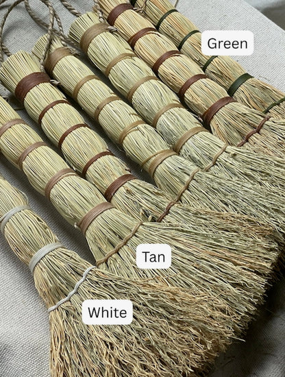 Handmade Cotton & Broomcorn Garden Brush