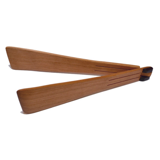 Cherry Wood Utensils - Inside-Out Tongs