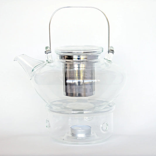 Glass Tea Pot w/ Warmer