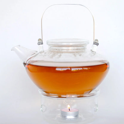 Glass Tea Pot w/ Warmer