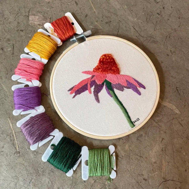 Kate Wyatt Fine Art - DIY Embroidery Kit - 5 inch