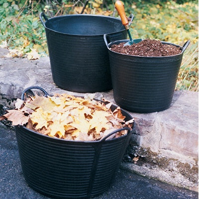 Trug Tub Garden Carriers - Black