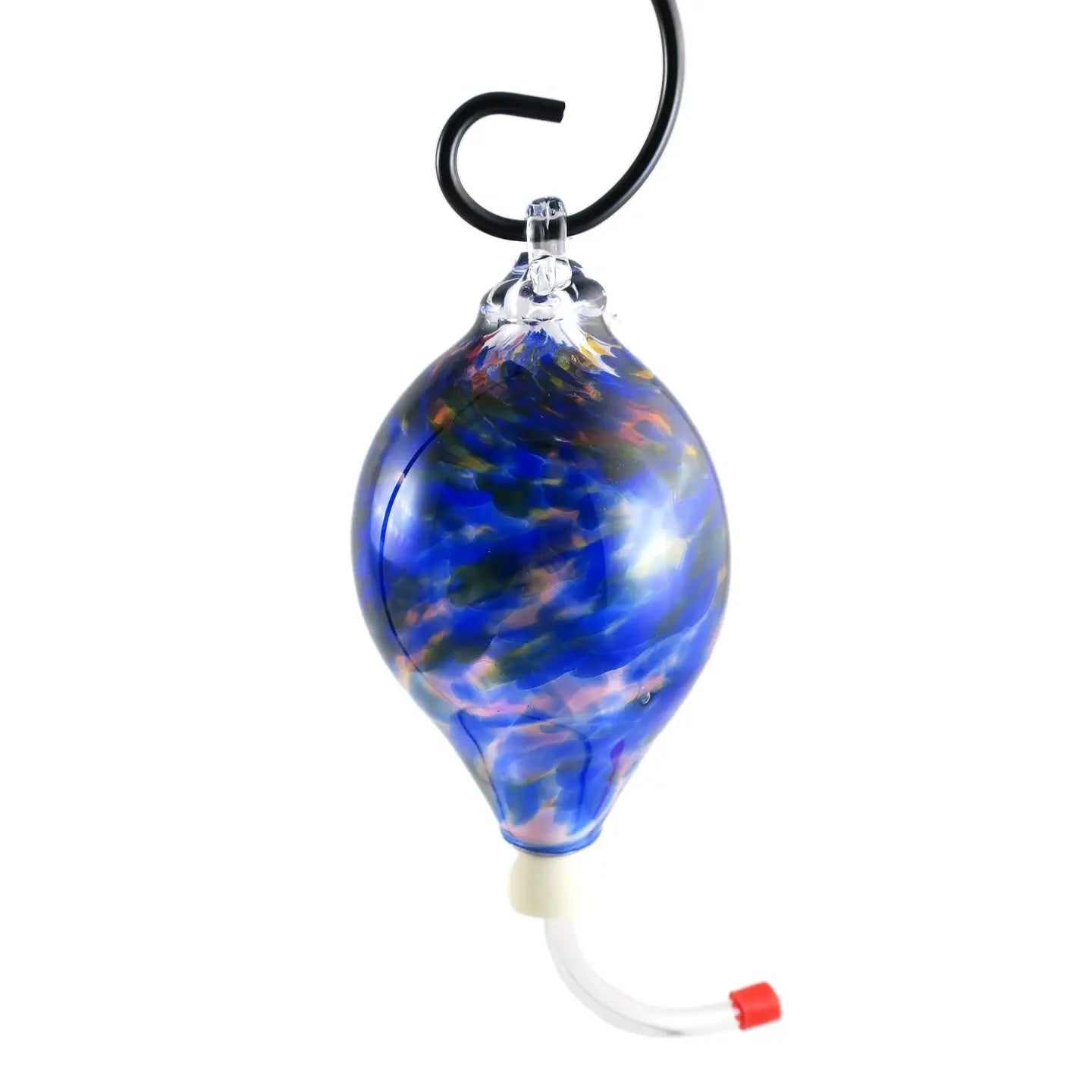 Lake Superior Art Glass Hummingbird Feeder - Standard Size - Blown Glass