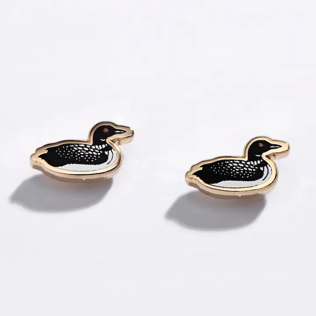 Enamel Stud Earrings - Animals & Friends