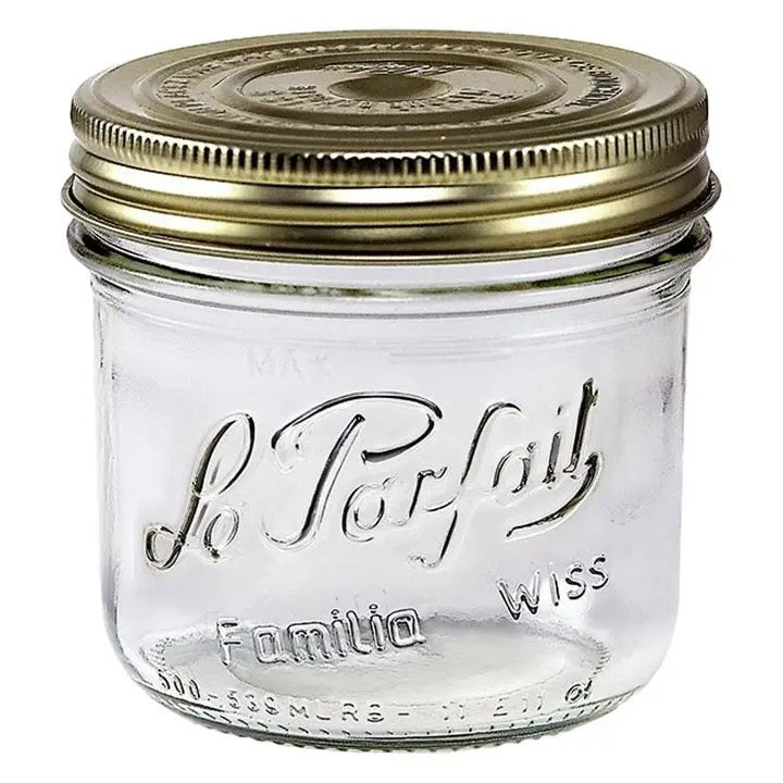 Mason Jar - Le Parfait with Screw Top Lids