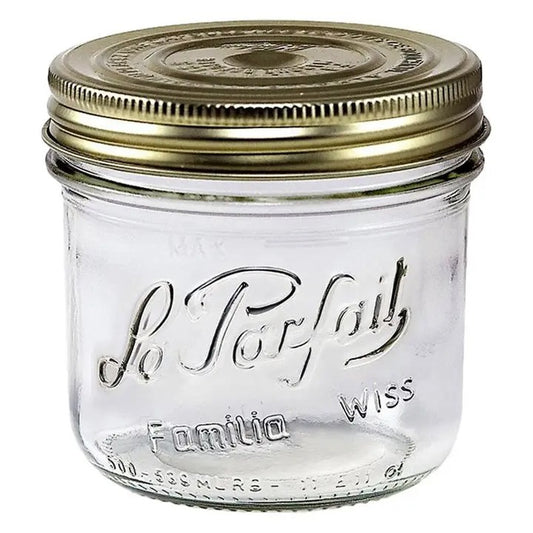 Le Parfait Mason Jars with Screw Top Lids