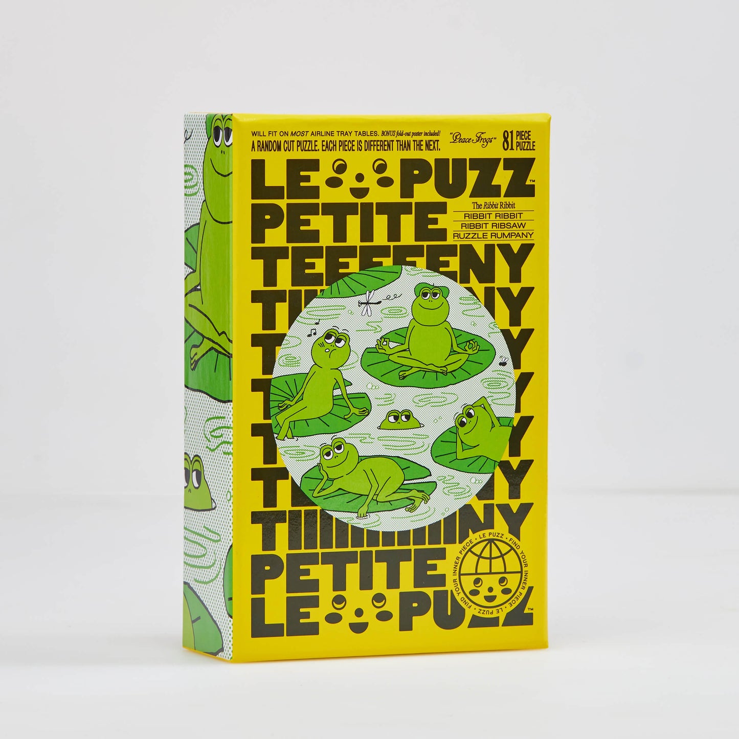 Le Puzz Puzzles - Peace Frogs Mini Puzzle - 81 Pieces