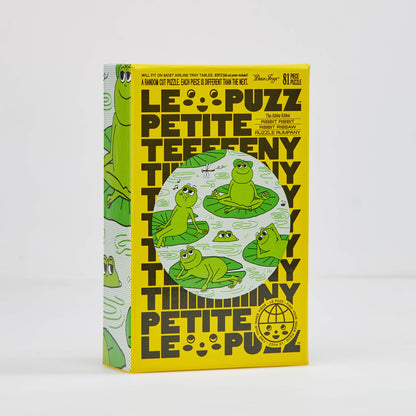 Le Puzz Puzzles - Peace Frogs Mini Puzzle - 81 Pieces